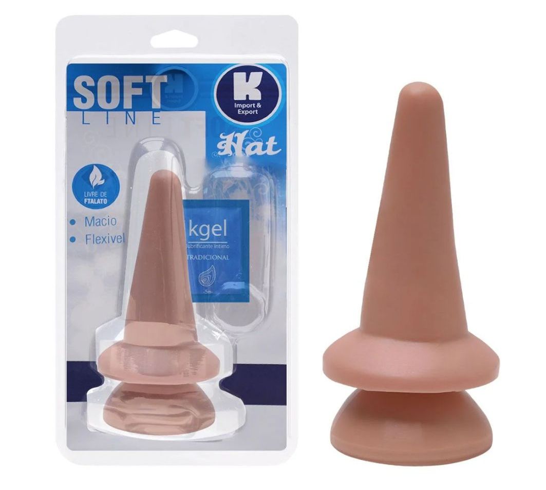 PLUG ANAL MACICO COM VENTOSA 14CM